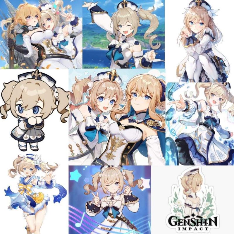 10-60 hình dán Stickers Barbara Genshin Impact decal