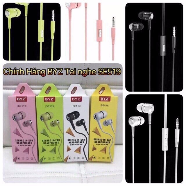 TAI NGHE BYZ SE519 NGHE NHẠC CỰC CHẤT, GIÁ RẺ NHẤT QUẢ ĐẤT Kbest
