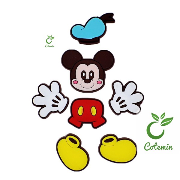 Sticker Nút Cài Dép Jibbitz Charm Gắn Dép Sục Crocs Cá Sấu Duet Sport Crocband Bayaband | BigBuy360 - bigbuy360.vn