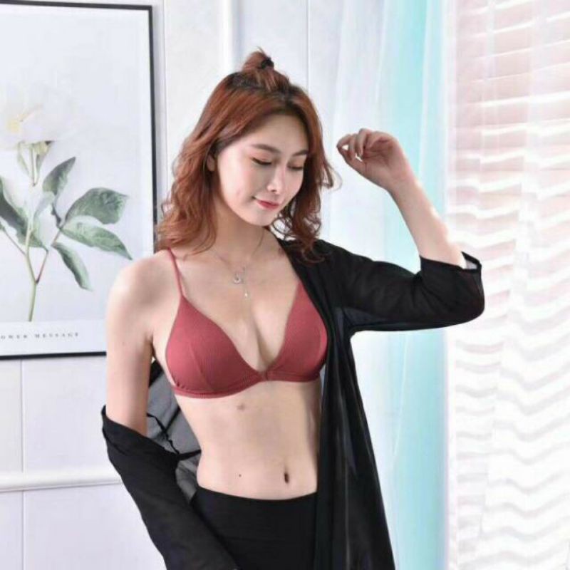 Áo Bra Gân Tăm Cài Trước Dây Lưng Chéo Mã 508