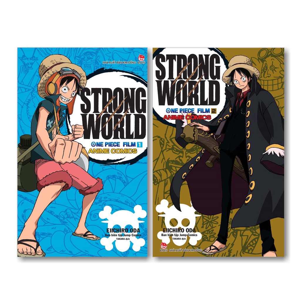 Truyện tranh -Combo Anime Comics: One Piece Film Strong World (2 Cuốn)