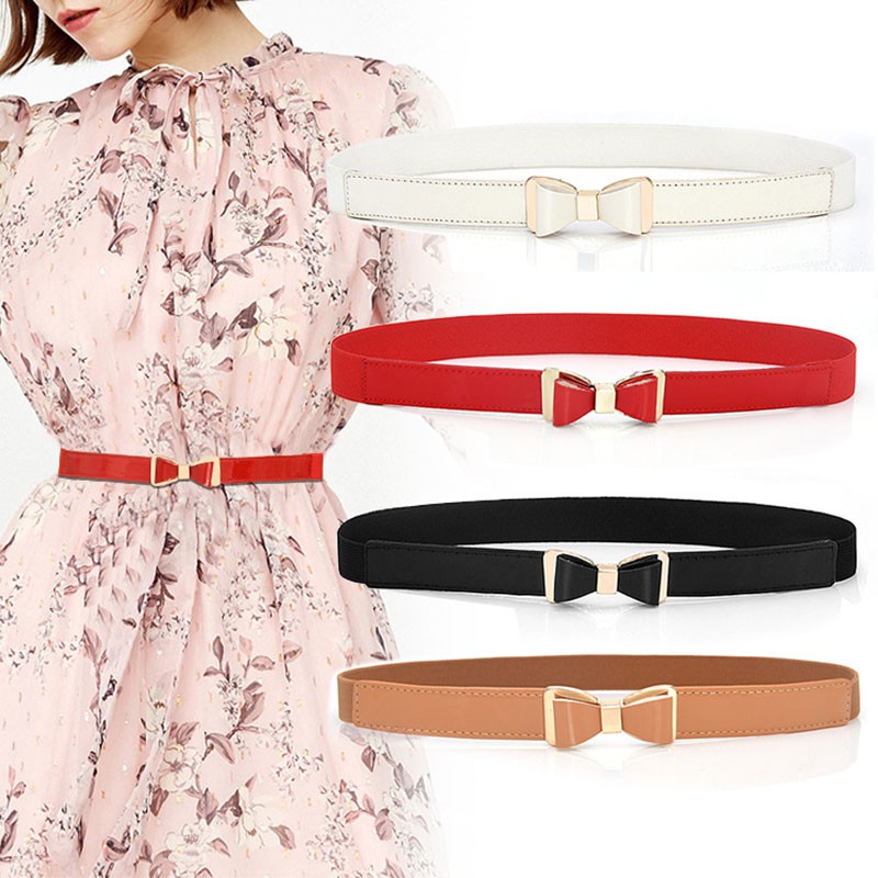 Thắt Lưng Màu Đen Đơn Giản Thời Trang Cho Nữ