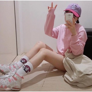 UNISEX -SWEATER TRƠN MÀU HỒNG - SWEATER BASIC