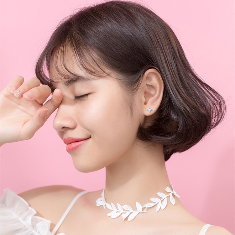 Bông tai thời trang hình vẹt mẫu mới cực xinh _HT309