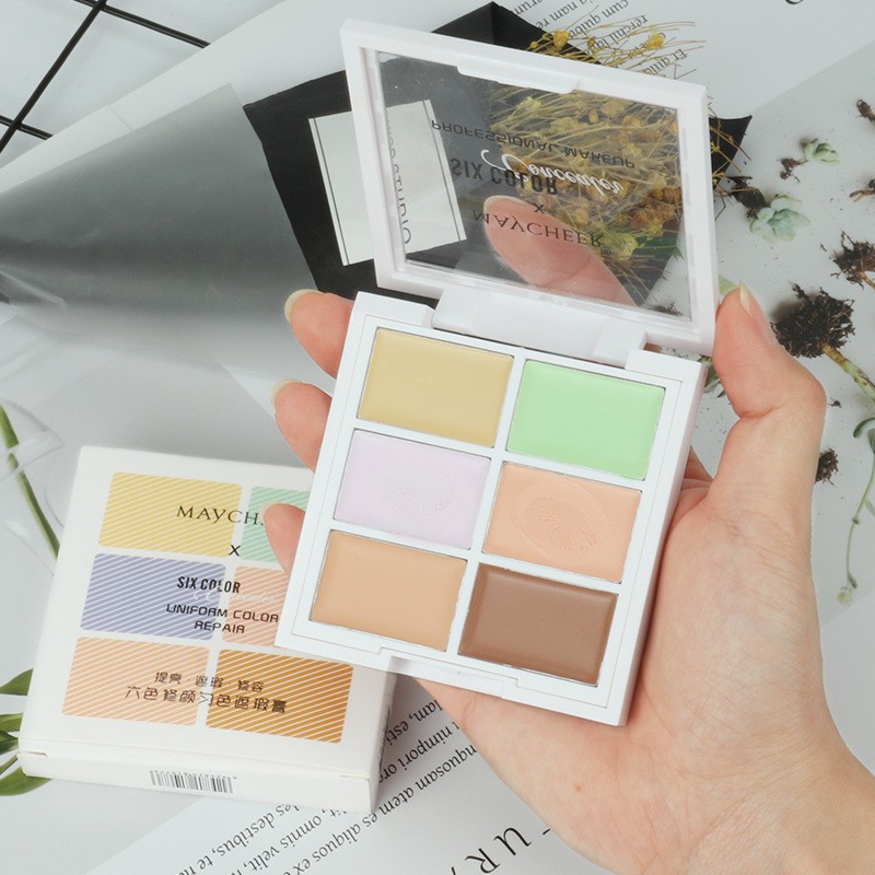 Bảng phấn che khuyết điểm Maycheer gồm 6 tông màu | BigBuy360 - bigbuy360.vn