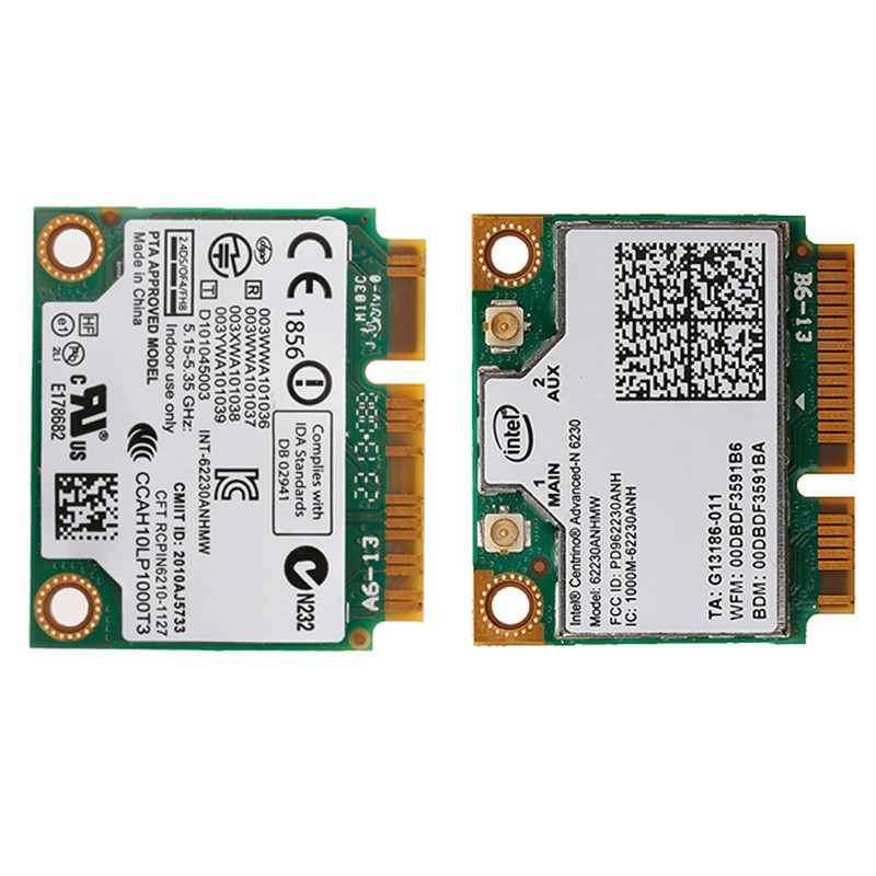 Thẻ PCI-E Intel 6230 62230ANHMW 300 mini không dây băng tần kép WiFi BT | BigBuy360 - bigbuy360.vn