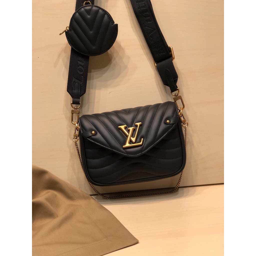 SET TÚI ĐEO CHÉO DÂY BẢN TO L.V New Wave Multi Pochette SANG CHẢNH FULLBOX HÃNG - TÚI XÁCH NỮ CÁ TÍNH TRẺ TRUNG