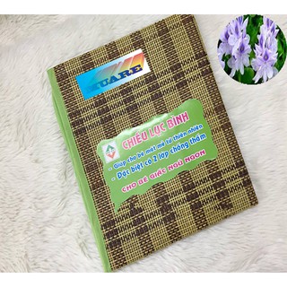 Chiếu lục bình 2 lớp chống thấm cho bé