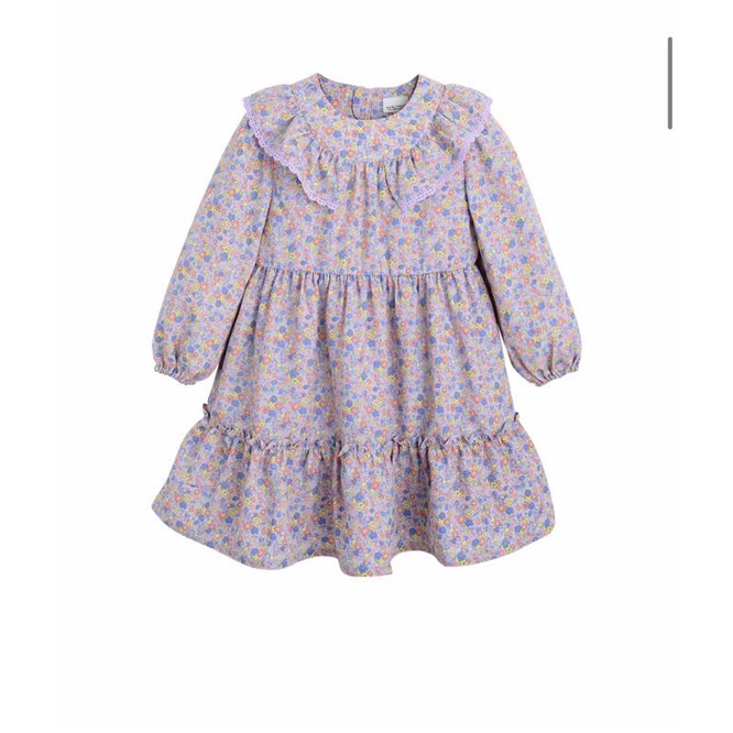 Váy curlysue Hoa tím vàng