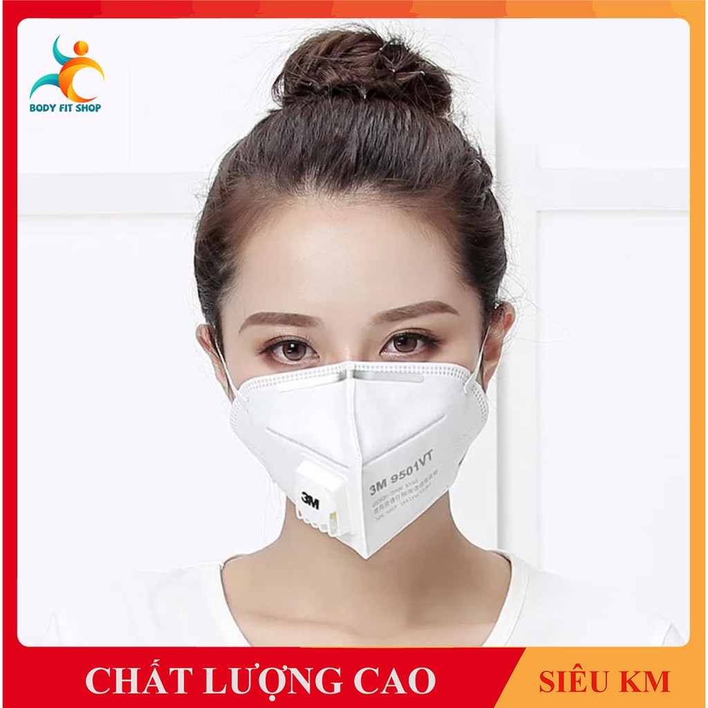Một cái khẩu *** trang 3M 9001V có van lọc khí. Ngăn bụi mịn. Đã được kiểm nghiệm chất lượng | BigBuy360 - bigbuy360.vn