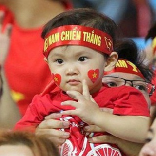 sticker dán mặt cổ vũ bóng đá