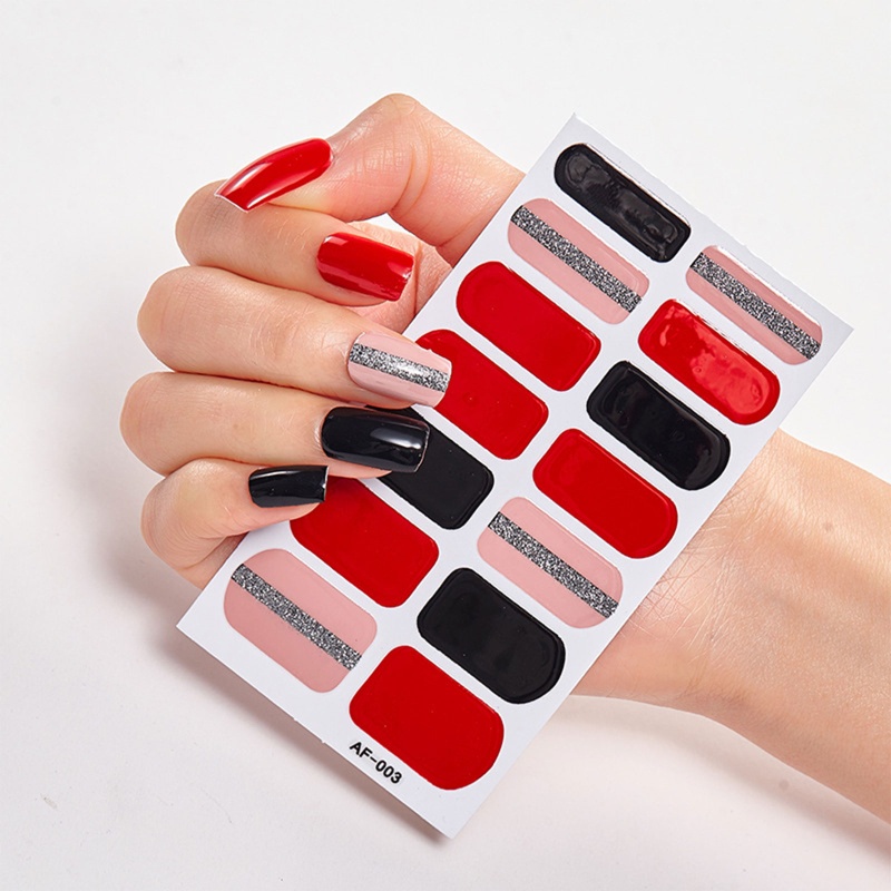 Miếng Dán Gel Kim Tuyến Trang Trí Móng Tay DIY