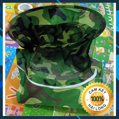 Áo bắt ong - Quần áo bảo hộ bắt - Áo liền mũ bắt ong mật rèn ri