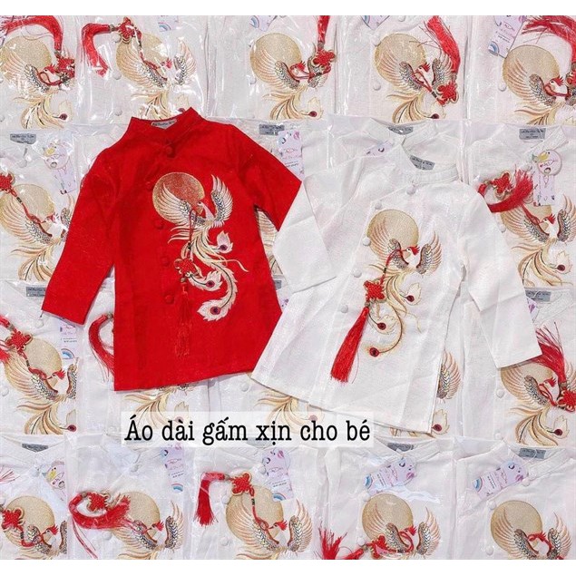 Set áo dài bé trai- bé giá 3011AD