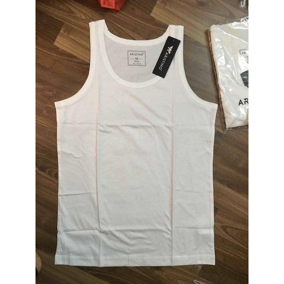 (HÀNG CHÍNH HÃNG) Áo Ba Lỗ nam Aristino 100% Cotton Mịn mát thấm hút mồ hôi AC21 | BigBuy360 - bigbuy360.vn