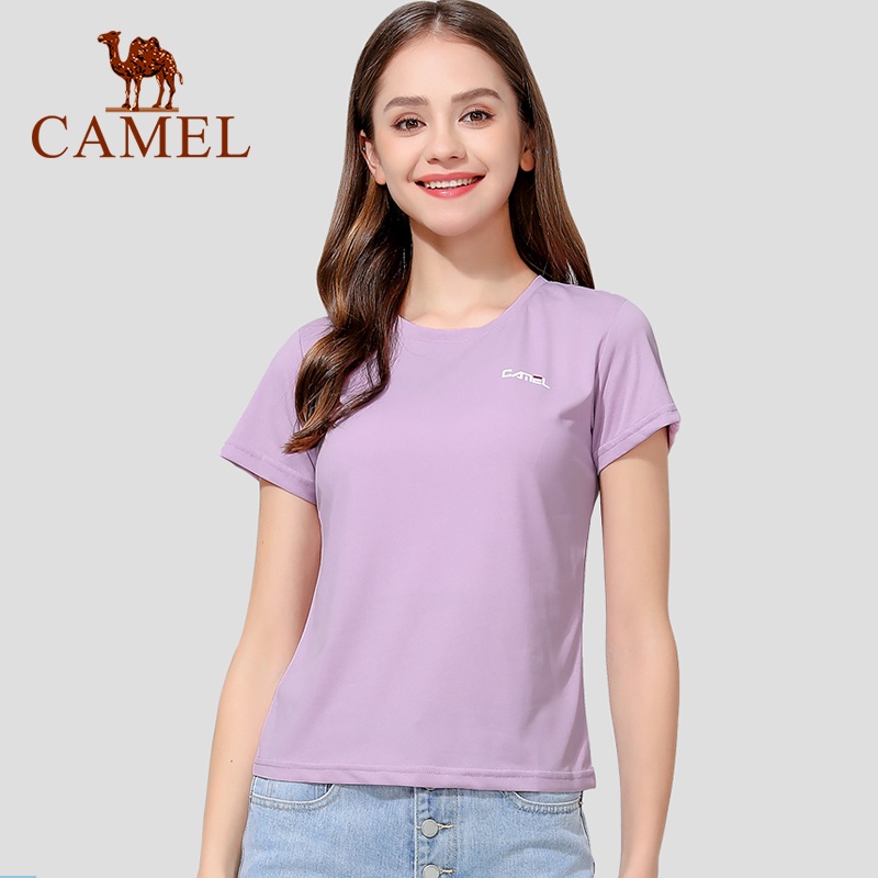 Áo thun thể thao CAMEL thoáng khí thấm hút mồ hôi nhanh khô thời trang cho nữ
