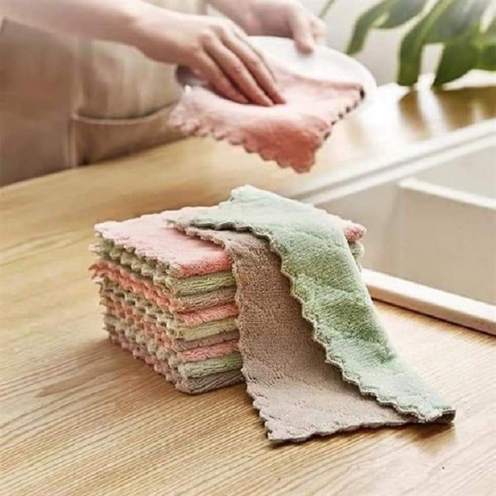 SET Khăn Lau Bếp Đa Năng Chất Đẹp Dùng Siêu Thích