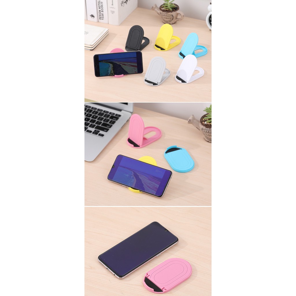 Giá Đỡ Điện Thoại Bằng Nhựa Gấp Gọn Nhiều Màu Sắc Có Thể Thay Đổi Độ Nghiêng | BigBuy360 - bigbuy360.vn