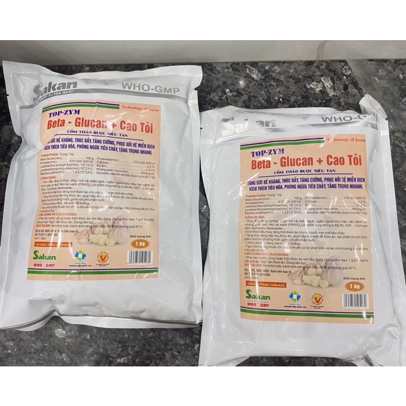 1kg BETA-GLUCAN-CAO TỎI tăng cường miễn dịch giúp điều trị bệnh, tiêu hoá tốt hơn