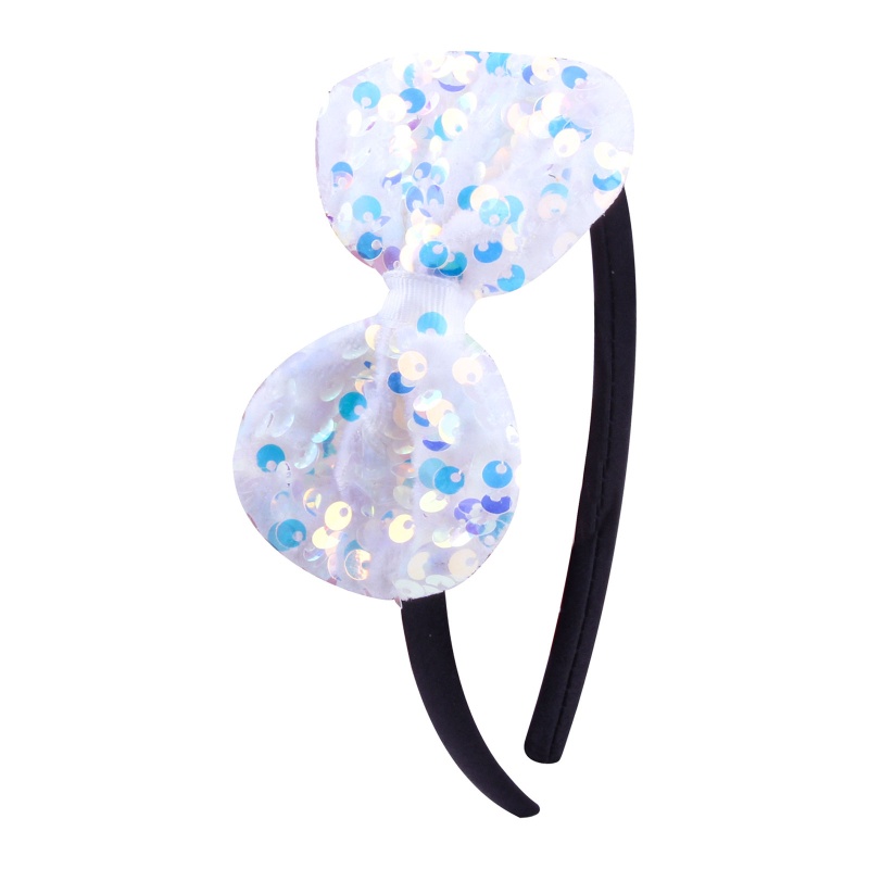 Flgo Băng Đô Cài Tóc Hình Nơ Đính Kim Sa Lấp Lánh Dễ Thương Trang Trí Tiệc Cưới