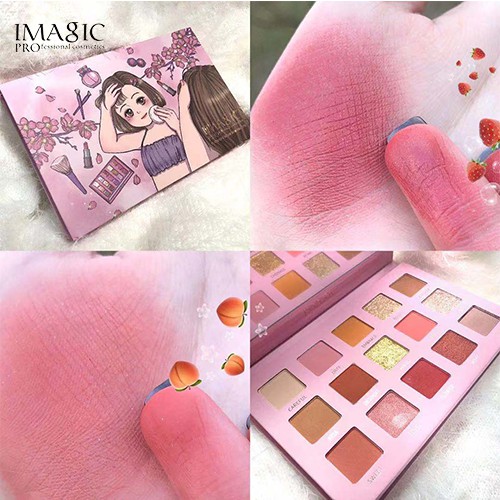 Bảng phấn mắt IMAGIC màu lì và lấp lánh chống thấm nước cao cấp dễ sử dụng 250g