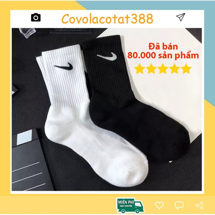 ⚠️ FREESHIP⚠️ Tất nam nữ cổ cao thể thao thời trang cao cấp