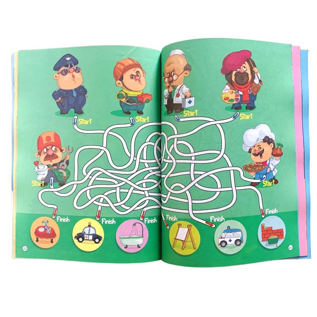 Sách - Rèn Luyện Trí Thông Minh - Trò Chơi Mê Cung - Phát Triển Tư Duy ( Bộ 2 Cuốn)