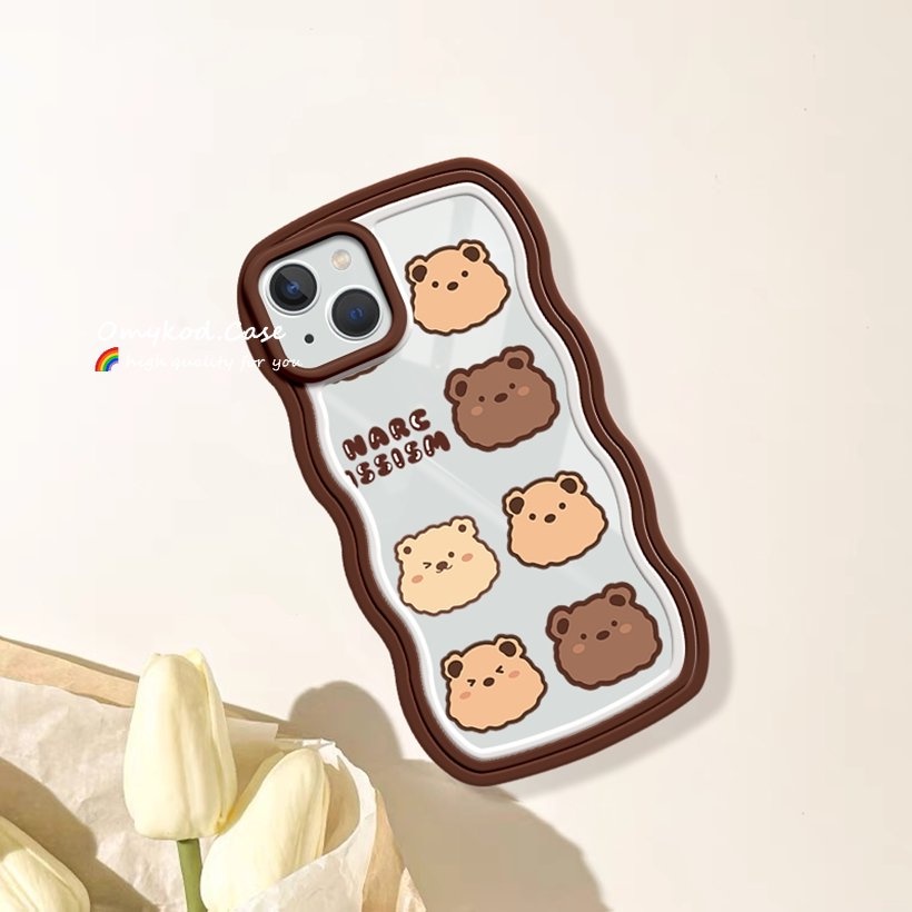Ốp Điện Thoại TPU Mềm Chống Sốc Chống Bụi Hình Gấu Dễ Thương Cho Samsung S22 S21 S20 Plus Ultra S20 S21 FE Note 20 Plus