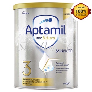 Sữa bột Aptamil profutura số 3 dành cho trẻ từ 1 tuổi hộp 900g date T6/2023