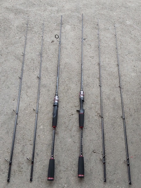 cần lure 2 ngọn dài 2m1 Attackera cần ngang cần cực khoẻ y hình