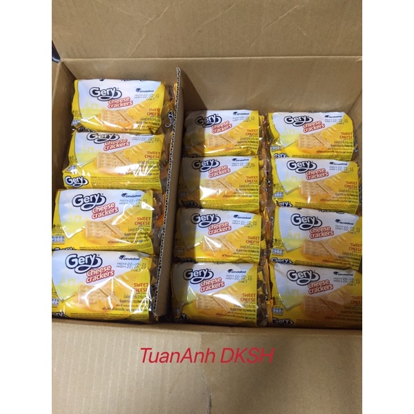 Bánh Quy Phô Mai Gery Cheese Cracker Gói 100g. Hàng chính hãng DKSH Việt Nam.