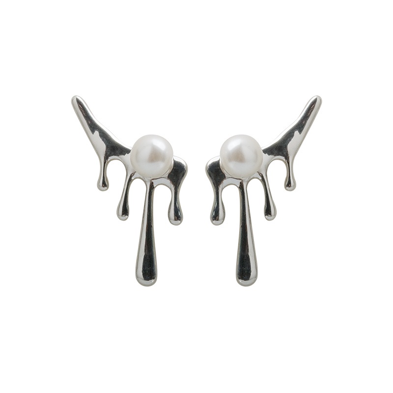 Bông Tai Hình Giọt Nước Đính Ngọc Trai Cao Cấp Thời Trang Cho Nữ