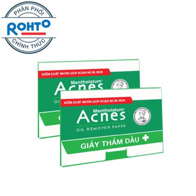 Giấy thấm dầu Acnes - gói 50 tờ kiểm soát nhờn giúp ngăn ngừa mụn | BigBuy360 - bigbuy360.vn