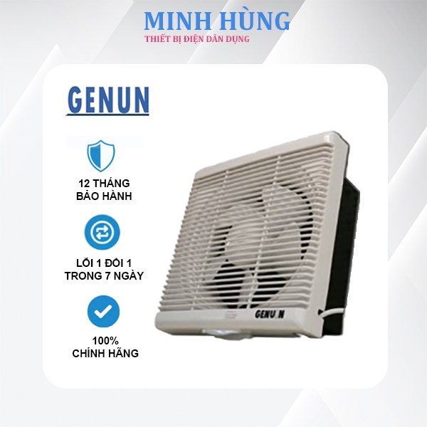 Quạt thông gió gắn tường Genun