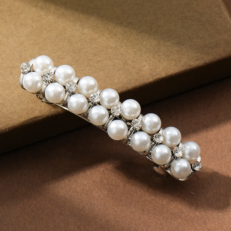 Kẹp Tóc Đính Ngọc Trai Xinh Xắn Thời Trang Mùa Xuân