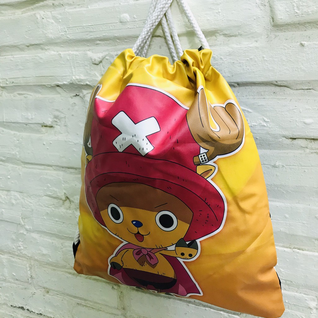 ( FREE SHIP) Balo Dây Rút ONE PIECE , Túi Rút In Hình Chopper