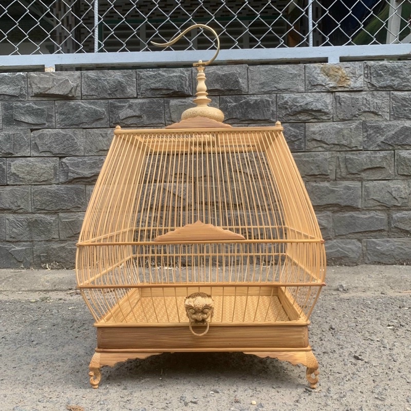 Viên bi gắn nóc lồng chào mào, phụ kiện trang trí lồng chim cao cấp