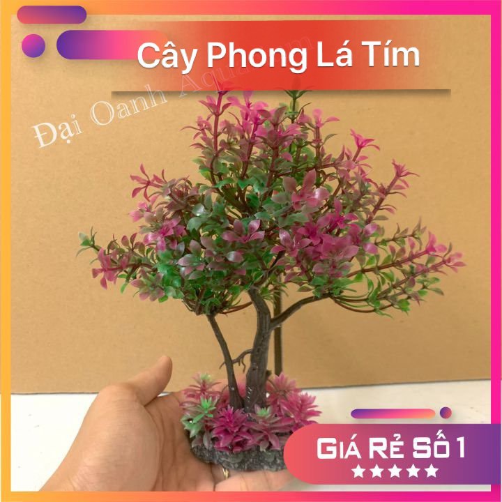 Cây Nhựa Thủy Sinh Trang trí Hồ Cá - Bể Cá Cảnh-Cây Cảnh Thủy Sinh Giả Trang Trí Bể Cá