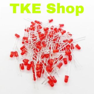 Gói 10 led đỏ đục 3mm siêu sáng