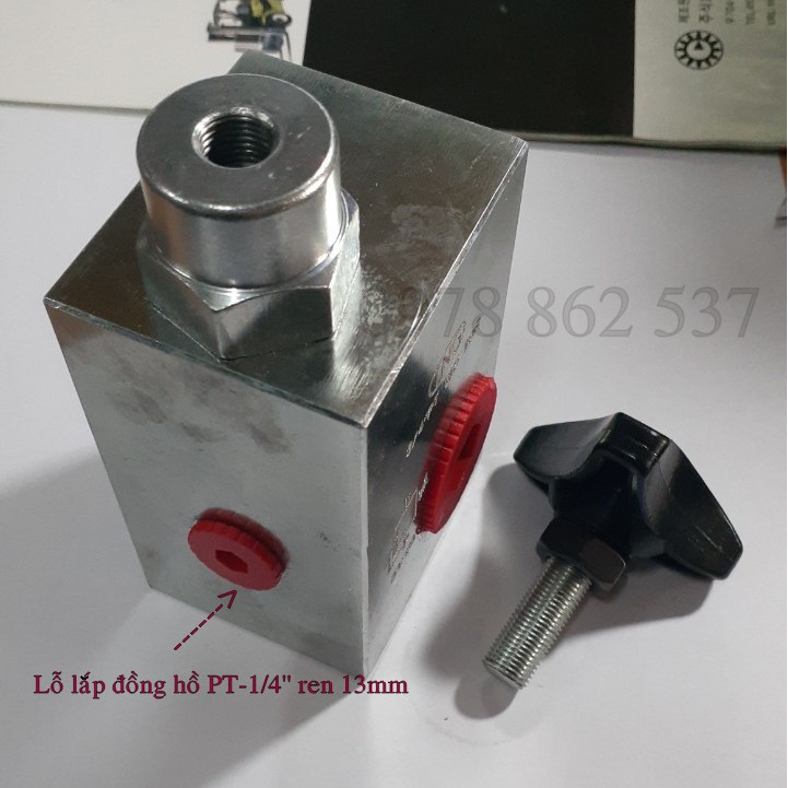 Van chỉnh áp thủy lực ren 27mm-RV-06T