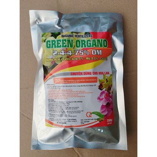 Phân bón tan chậm đóng túi lưới GREEN ORGANO ( bổ sung Humic, Fulvic và trung vi lượng) 350gr/ túi