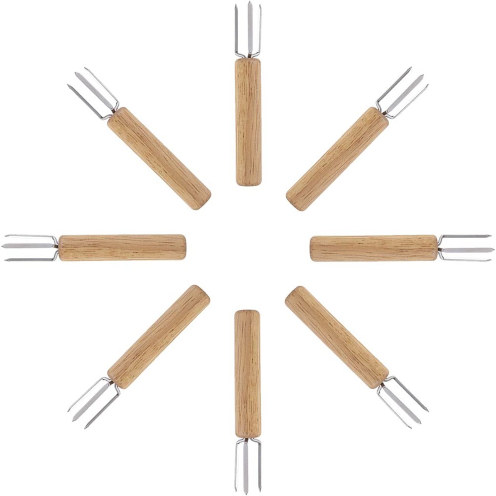 EPOCH Set 1 / 3 / 5 / 10 Xiên Ăn Bắp Nướng Tiện Dụng Chất Lượng Cao