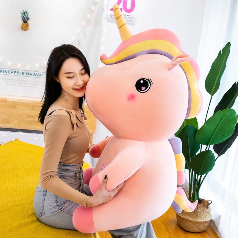 Gấu Bông Kì Lân - Thú Nhồi Bông Ngựa Unicorn Hàng Cao Cấp