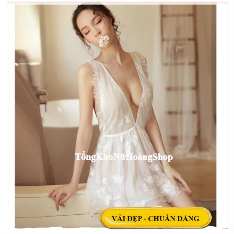 [Siêu Phẩm - Sang Chảnh]Váy ngủ sexy ren hoa nữ hoàng quyến rũ B1027 | BigBuy360 - bigbuy360.vn