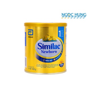Sữa bột Abbott Similac IQ số 1 và 2 lon thiếc 400g giúp bé phát triển não bộ