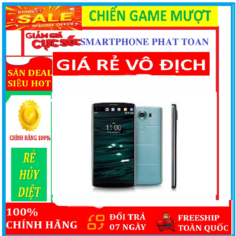 Điện thoại siêu rẻ LG V10 ( bản 2 sim ) 64G/ram4G Fullbox, Chơi LIÊN QUÂN-FREE FIRE mượt