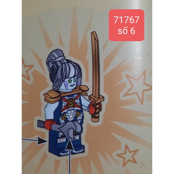 Xếp hình lego nhân vật trong set 71765 , 71767