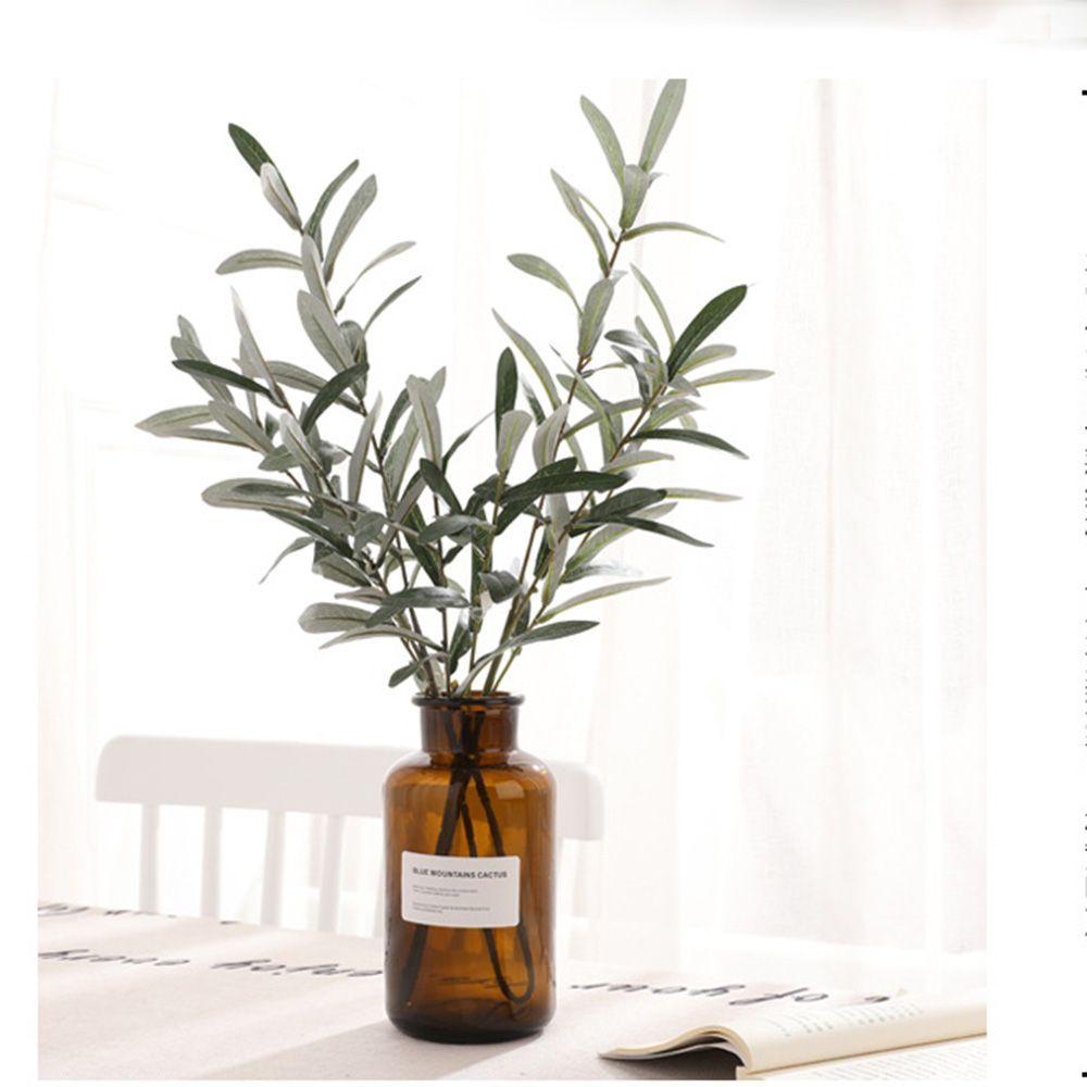 Cành Cây Ô Liu Nhân Tạo 70cm Trang Trí Tiệc DIY