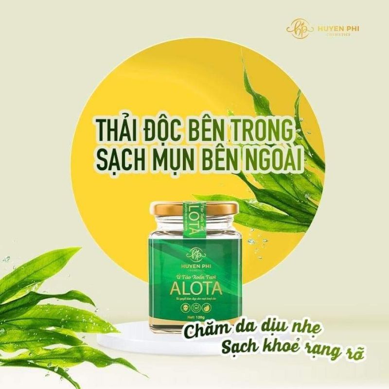 Ủ TẢO XOẮN TƯƠI ALOTA HUYỀN PHI