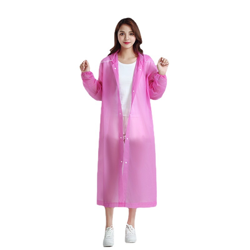 Áo mưa dày dặn có dây rút thời trang dành cho người lớn